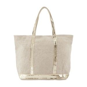 Vanessa Bruno Tote Bag L - Linen - Sand - NWT
